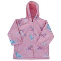 Foxfire Foxfire FOX-601-47-6 Childrens Unicorn Raincoat; Pink - Size 6 FOX-601-47-6